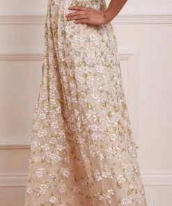 Needle & Thread Holding LTD Womenswear Pretty Petals Ankle Gown