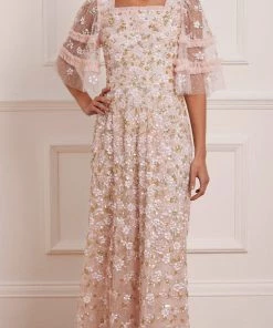 Needle & Thread Holding LTD Pretty Petals Ankle Gown Womenswear