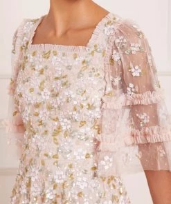 Needle & Thread Holding LTD Pretty Petals Ankle Gown Womenswear