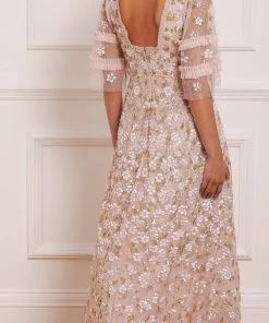 Needle & Thread Holding LTD Pretty Petals Ankle Gown Womenswear