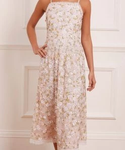 Needle & Thread Holding LTD Pretty Petals Bib Ballerina Dress Womenswear