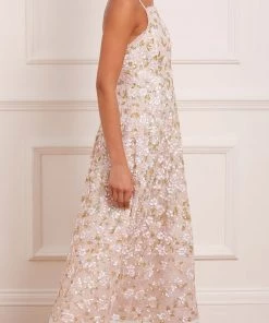 Needle & Thread Holding LTD Pretty Petals Bib Ballerina Dress Womenswear