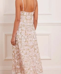 Needle & Thread Holding LTD Pretty Petals Bib Ballerina Dress Womenswear