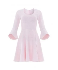 Needle & Thread Holding LTD Womenswear Pretty Pointelle Knit Scoop Neck Mini Dress