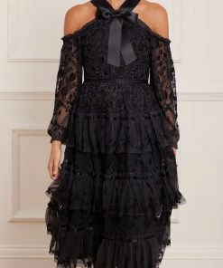 Needle & Thread Holding LTD Womenswear Primrose Long Sleeve Midaxi Dress