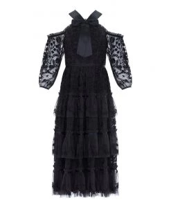 Needle & Thread Holding LTD Womenswear Primrose Long Sleeve Midaxi Dress