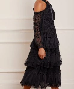 Needle & Thread Holding LTD Womenswear Primrose Long Sleeve Midaxi Dress