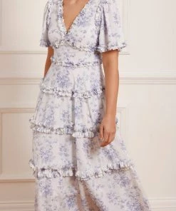 Needle & Thread Sales 30 Needle & Thread Holding LTD Womenswear Rambling Roses Cotton Ankle Gown