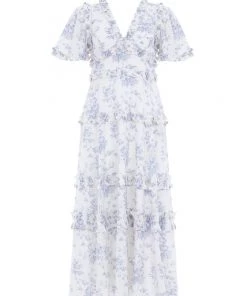Needle & Thread Holding LTD Womenswear Rambling Roses Cotton Ankle Gown