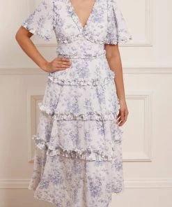 Needle & Thread Holding LTD Womenswear Rambling Roses Cotton Ankle Gown