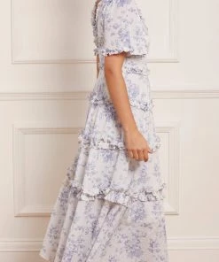 Needle & Thread Holding LTD Womenswear Rambling Roses Cotton Ankle Gown