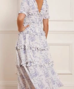 Needle & Thread Holding LTD Womenswear Rambling Roses Cotton Ankle Gown