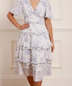 Needle & Thread Holding LTD Womenswear Rambling Roses Cotton Midaxi Dress