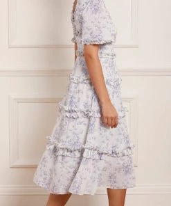 Needle & Thread Holding LTD Womenswear Rambling Roses Cotton Midaxi Dress