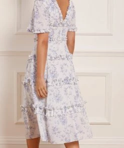 Needle & Thread Holding LTD Womenswear Rambling Roses Cotton Midaxi Dress