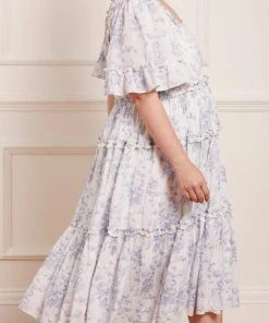 Needle & Thread Holding LTD Womenswear Rambling Roses Cotton Smocked Midaxi Dress