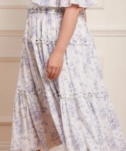 Needle & Thread Holding LTD Womenswear Rambling Roses Cotton Smocked Midaxi Dress