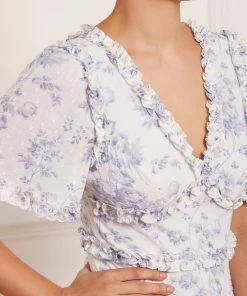 Needle & Thread Holding LTD Womenswear Rambling Roses Cotton Micro Mini Dress