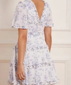 Needle & Thread Holding LTD Womenswear Rambling Roses Cotton Micro Mini Dress