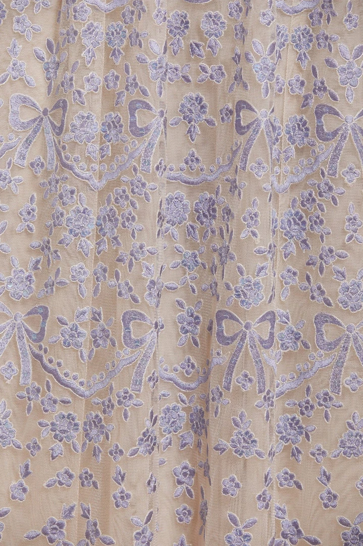 Needle & Thread Holding LTD Ribbon Lace Long Sleeve Ankle Gown 9 Needle & Thread Holding LTD Ribbon Lace Long Sleeve Ankle Gown