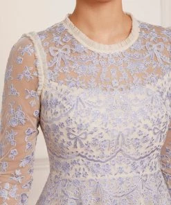 Needle & Thread Holding LTD Ribbon Lace Long Sleeve Ankle Gown 19 Needle & Thread Holding LTD Ribbon Lace Long Sleeve Ankle Gown