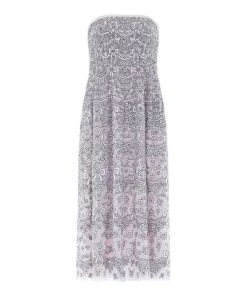 Needle & Thread Holding LTD Ribbon Lace Strapless Corset Ballerina Dress