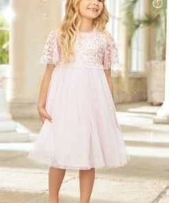 Needle & Thread Holding LTD Responsibly Sourced Rose Dream Bodice Kids Dress