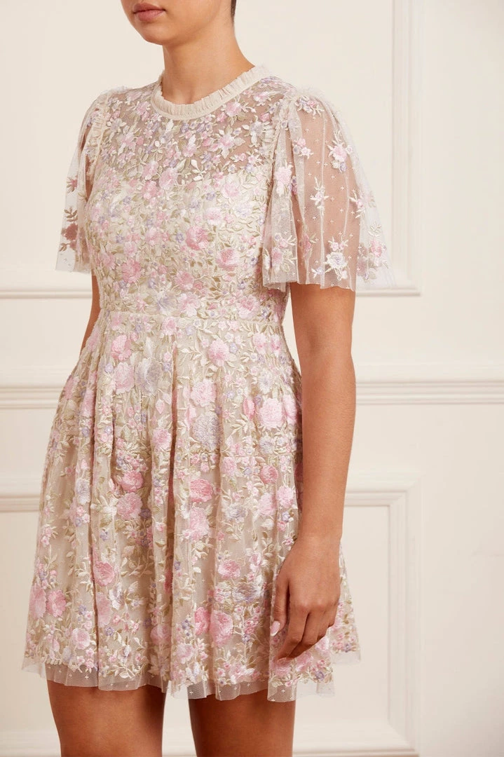 Needle & Thread Holding LTD Rose Dream Micro Mini Dress Womenswear 3 Needle & Thread Holding LTD Rose Dream Micro Mini Dress Womenswear