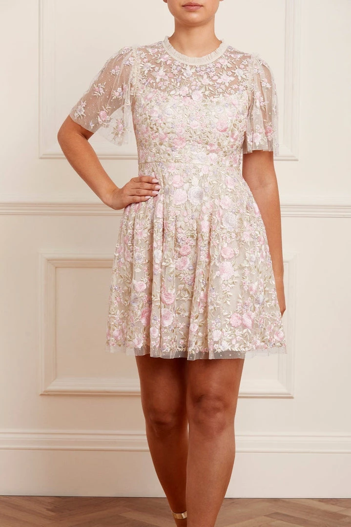 Needle & Thread Holding LTD Rose Dream Micro Mini Dress Womenswear 5 Needle & Thread Holding LTD Rose Dream Micro Mini Dress Womenswear