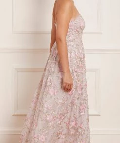 Needle & Thread Holding LTD Womenswear Rose Dream Strapless Corset Ankle Gown