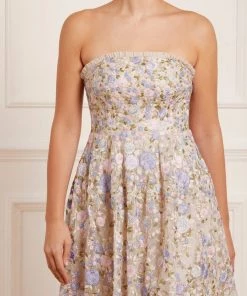 Needle & Thread Holding LTD Womenswear Rose Dream Strapless Corset Micro Mini Dress