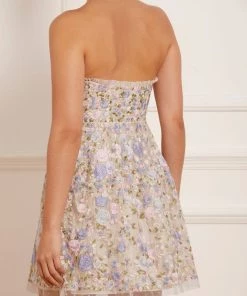 Needle & Thread Holding LTD Womenswear Rose Dream Strapless Corset Micro Mini Dress