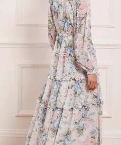 Needle & Thread Holding LTD Rose Fairytale Chiffon V-Neck Day Ankle Gown Womenswear 18 Needle & Thread Holding LTD Rose Fairytale Chiffon V-Neck Day Ankle Gown Womenswear