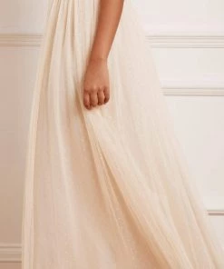 Needle & Thread Holding LTD Rosie Lace Bodice Short Sleeve Ankle Gown 15 Needle & Thread Holding LTD Rosie Lace Bodice Short Sleeve Ankle Gown