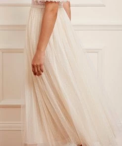 Needle & Thread Holding LTD Rosie Lace Bodice Short Sleeve Ankle Gown Womenswear 14 Needle & Thread Holding LTD Rosie Lace Bodice Short Sleeve Ankle Gown Womenswear