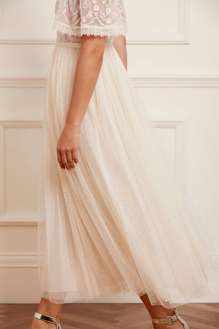 Needle & Thread Holding LTD Rosie Lace Bodice Short Sleeve Ankle Gown Womenswear 7 Needle & Thread Holding LTD Rosie Lace Bodice Short Sleeve Ankle Gown Womenswear