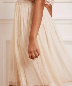 Needle & Thread Holding LTD Rosie Lace Bodice Short Sleeve Midi Dress