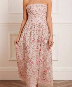 Needle & Thread Holding LTD Womenswear Rosie Lace Corset Ankle Gown