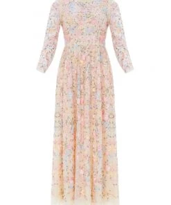 Needle & Thread Holding LTD Womenswear Secret Garden Long Sleeve Ankle Gown