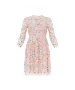 Needle & Thread Holding LTD Womenswear Secret Garden Long Sleeve Micro Mini Dress