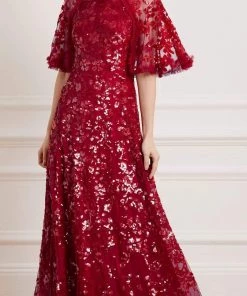 Needle & Thread Holding LTD Womenswear Sequin Ribbon Gown