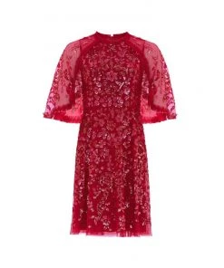 Needle & Thread Holding LTD Sequin Ribbon Mini Dress