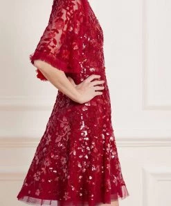 Needle & Thread Holding LTD Sequin Ribbon Mini Dress