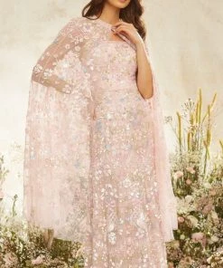 Needle & Thread Holding LTD Womenswear Shimmer Fairytale Midaxi Cape