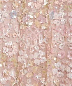 Needle & Thread Holding LTD Shimmer Fairytale V-Neck Mini Dress Womenswear