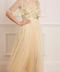 Needle & Thread Holding LTD Shimmer Primrose Bodice Ankle Gown