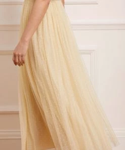 Needle & Thread Holding LTD Shimmer Primrose Bodice Ankle Gown