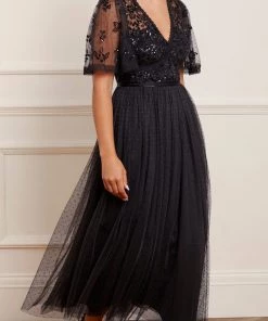 Needle & Thread Holding LTD Shimmer Primrose Bodice Ankle Gown