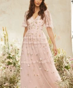 Needle & Thread Holding LTD Shimmer Primrose Gown