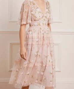 Needle & Thread Holding LTD Womenswear Shimmer Primrose Midaxi Dress